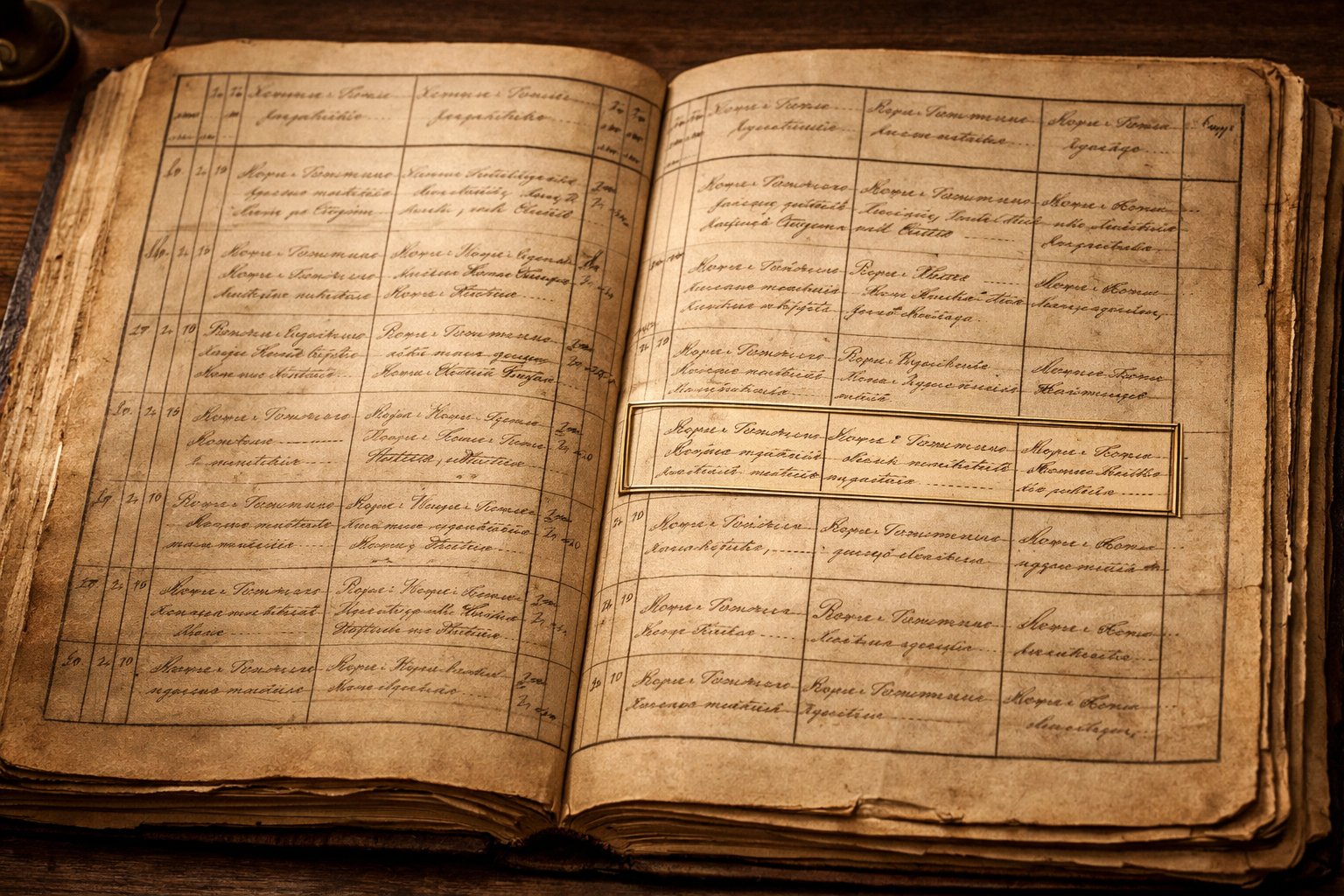 Архивные документы и метрическая запись